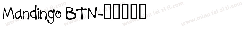Mandingo BTN字体转换